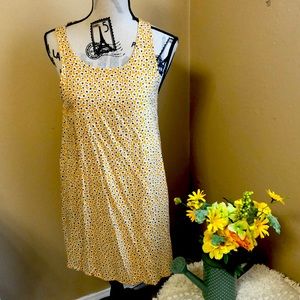 Mustard yellow floral everyday dress!